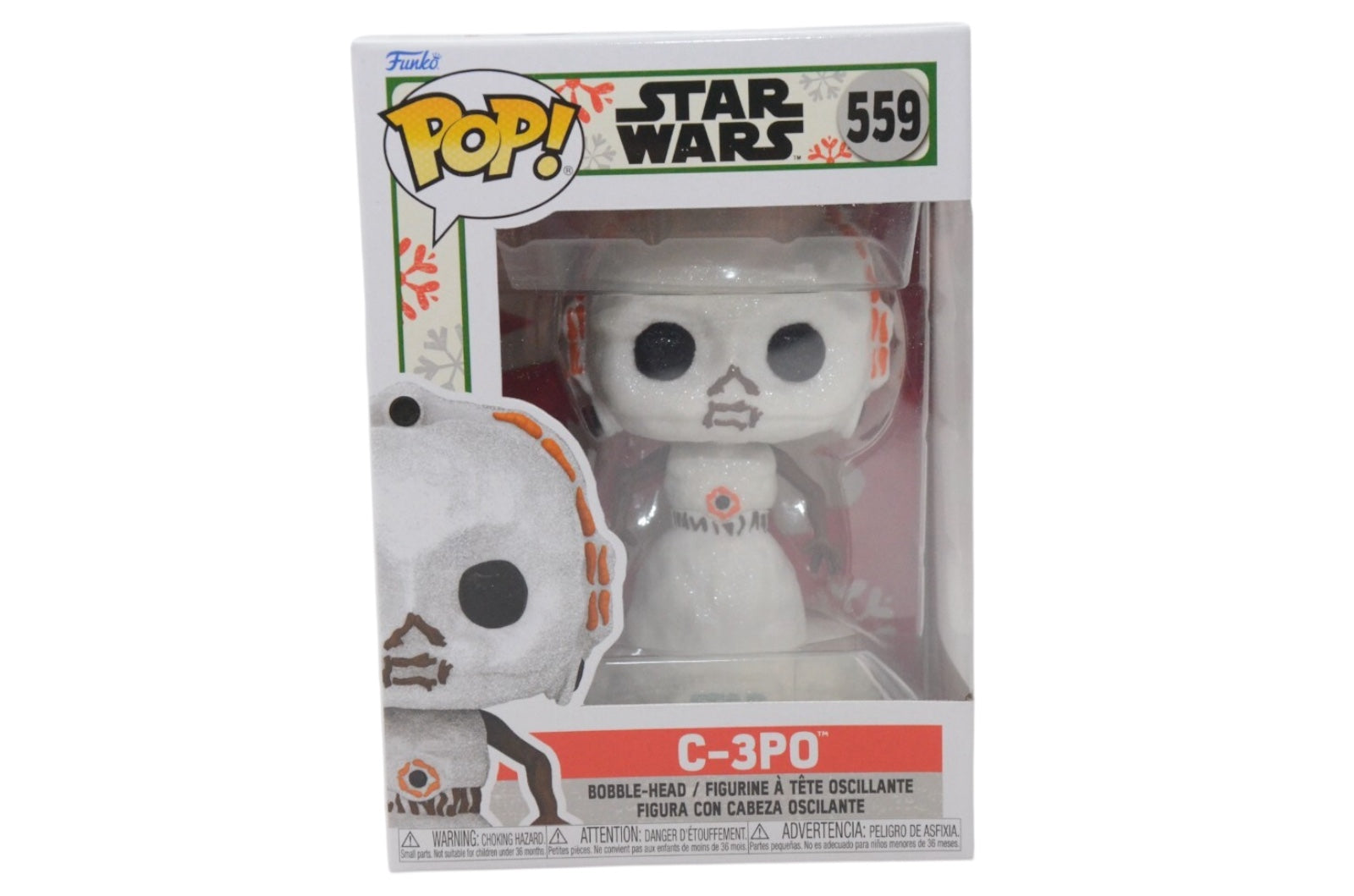 Figura Pop ispirata a C-3PO – Edizione Natalizia ❄️ (Usato – con scatola)