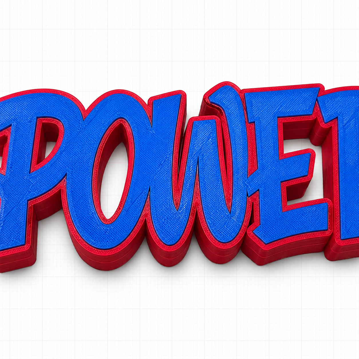Scritta 3D Personalizzata – POWER