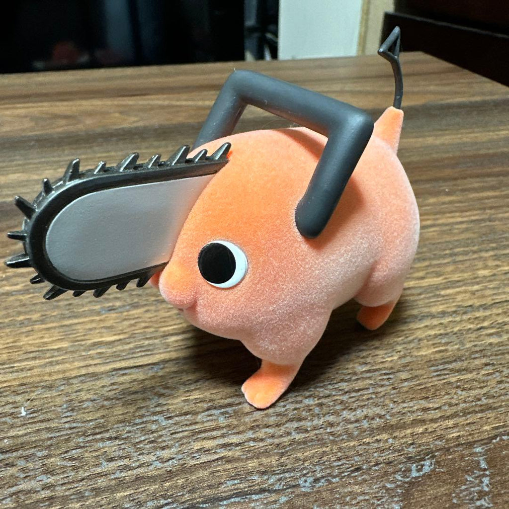 Figure ispirata a Pochita – versione floccata (ispirazione Chainsaw Style)