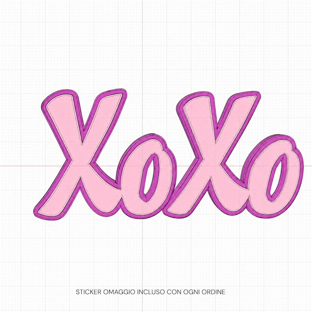 Scritta 3D Personalizzata – XoXo