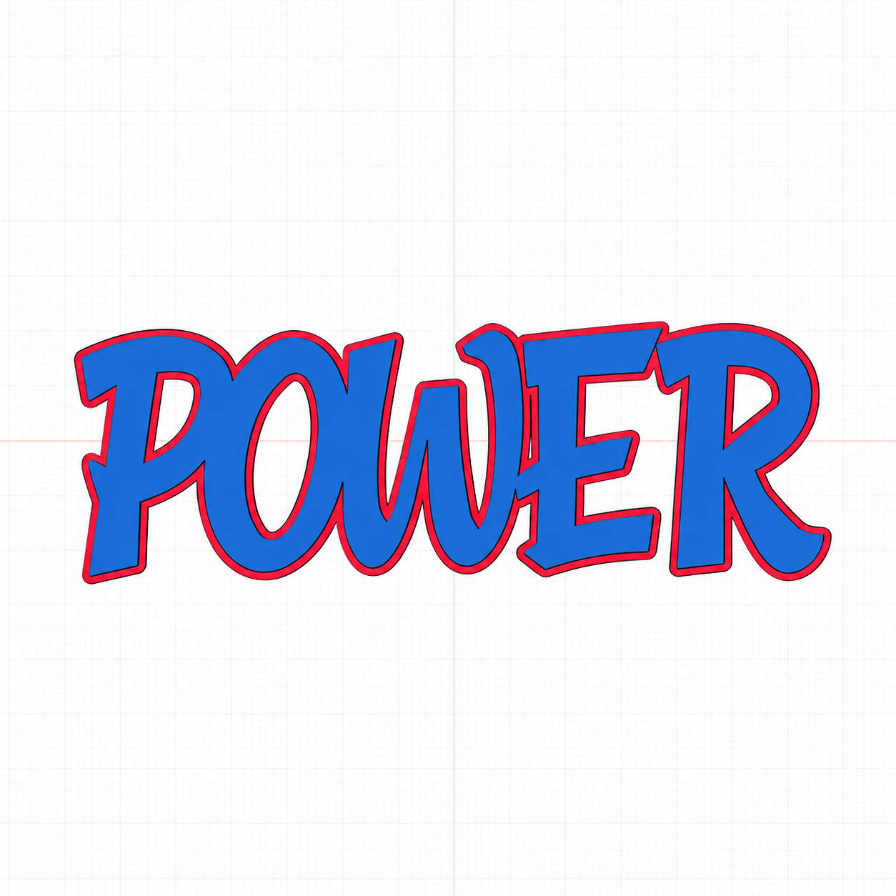 Scritta 3D Personalizzata – POWER