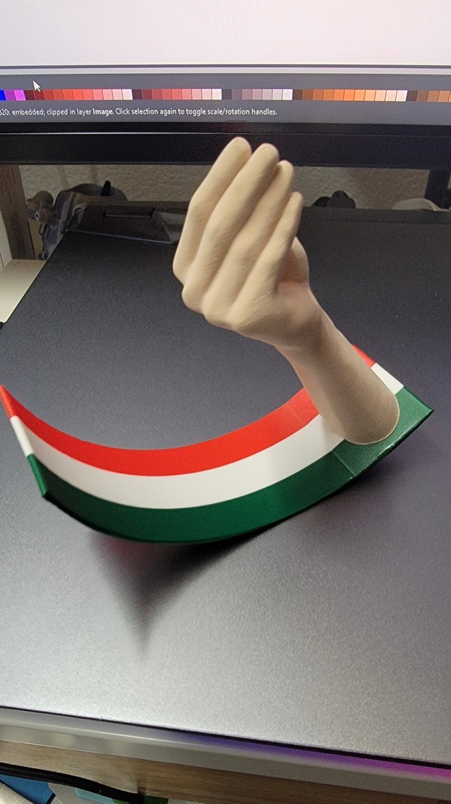 Scultura 3D “Italian Hand” – Gesto Iconico 🇮🇹