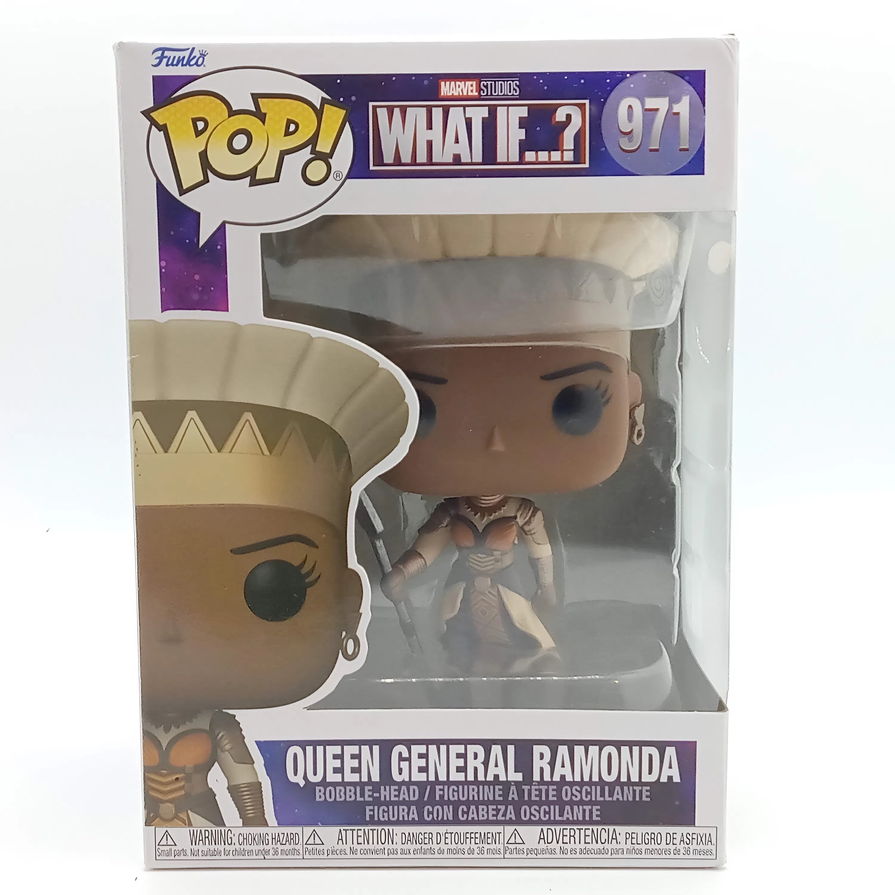 Figura Pop ispirata a Queen General Ramonda – What If…? (Usato – con scatola)
